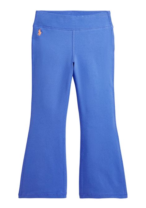 Leggins bambina blu in cotone RALPH LAUREN | 313925883004/MOBLU